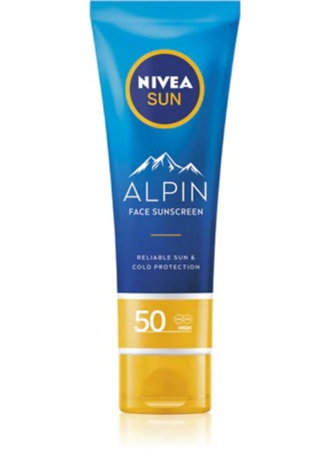 Nivea Sun Alpin Sun Face Cream SPF50 50 ml - Image 1
